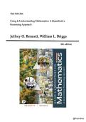 Test Bank -  Using & Understanding Mathematics&colon; A Quantitative Reasoning Approach 8th Edition &vert; All Chapters&period;