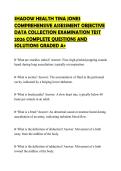 SHADOW HEALTH TINA JONES COMPREHENSIVE ASSESSMENT OBJECTIVE DATA COLLECTION EXAMINATION TEST 2026 COMPLETE QUESTIONS AND SOLUTIONS GRADED A&plus;