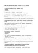 GB 350 OLE MISS- FINAL EXAM STUDY GUIDE