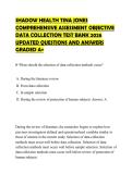 SHADOW HEALTH TINA JONES COMPREHENSIVE ASSESSMENT OBJECTIVE DATA COLLECTION TEST BANK 2026 UPDATED QUESTIONS AND ANSWERS GRADED A&plus;