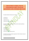 184B NITROUS OXIDE&comma; END OF CHAPTER Q'S &lpar;CHP 1-15&rpar; EXAM QUESTIONS AND ANSWERS 100&percnt; PASS