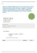 RELIAS DYSRHYTHMIA BASIC TEST EXAM 2025