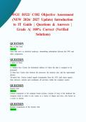 WGU D322&sol; C182 Objective Assessment &lpar;NEW 2026&sol; 2027 Update&rpar; Introduction to IT Guide &vert; Questions & Answers &vert; Grade A&vert; 100&percnt; Correct &lpar;Verified Solutions&rpar;