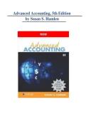 Latest Update 2026 &vert; Advanced Accounting Test Bank &lpar;5th Edition&rpar; &vert; Exam Prep &vert; Graded A&plus; &vert; Susan S&period; Hamlen