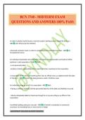 BCN 3740 - MIDTERM EXAM QUESTIONS AND ANSWERS 100&percnt; PASS