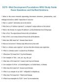 Package deal for WGU D276 &ndash; Web Development Foundations&comma; Study Guide Exam Questions with Verified Solutions&comma; 2026&sol;2027