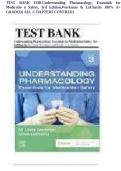 Test Bank For Understanding Pharmacology&comma; Essentials for Medication Safety&comma; 3rd Edition&comma;Workman & LaCharity