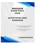 MNO2608 EXAM PACK 2026  - DETAILED QUESTIONS AND ANSWERS 