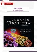 Organic Chemistry &lpar;12th Edition&rpar; &ndash; Verified Exam Bank by Francis Carey &lpar;All Chapters Included&rpar;