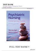 Test Bank  - Psychiatric Nursing&colon; Contemporary Practice 7th Edition&comma; Mary Ann Boyd &lpar;Author&rpar;&comma; Rebecca Ann Luebbert &lpar;Author&rpar; &vert;  All Chapter 1-43&period;