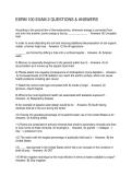 ESRM 100 EXAM 2 QUESTIONS & ANSWERS