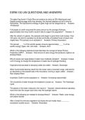 ESRM 100 UW QUESTIONS AND ANSWERS