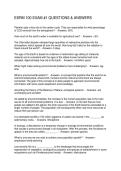 ESRM 100 EXAM -1 QUESTIONS & ANSWERS