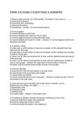 ESRM 100 EXAM 1- UW QUESTIONS & ANSWERS