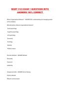 MGMT 3123 EXAM 1 QUESTIONS WITH ANSWERS 100&percnt; CORRECT 
