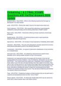 Embalming 1 & 2 FINAL EXAMS Questions with Verified Answers 2026  Update
