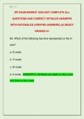 SPI EXAM NEWEST 2026-2027 COMPLETE ALL  QUESTIONS AND CORRECT DETAILED ANSWERS  WITH RATIONALES &lpar;VERIFIED ANSWERS&rpar; &vert;ALREADY  GRADED A&plus; 