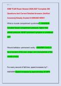 SSM TCAR Exam Newest 2026-2027 Complete 200  Questions And Correct Detailed Answers &lpar;Verified  Answers&rpar;&vert;Already Graded A&plus;&vert;BRAND NEW&excl;&excl;