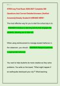 STEDI&period;org Final Exam 2026-2027 Complete 200  Questions And Correct Detailed Answers &lpar;Verified  Answers&rpar;&vert;Already Graded A&plus;&vert;BRAND NEW&excl;&excl; 