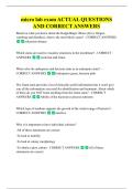 micro lab exam ACTUAL QUESTIONS  AND CORRECT ANSWERS 