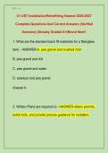 U1 UST Installation&sol;Retrofitting Newest 2026-2027  Complete Questions And Correct Answers &lpar;Verified  Answers&rpar; &vert;Already Graded A&plus;&vert;Brand New&excl;&excl; 
