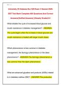 University Of Alabama Nur 529 Exam 3 Newest 2026 2027 Test Bank Complete 400 Questions And Correct  Answers&lpar;Verified Answers&rpar; &vert;Already Graded A&plus;