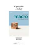 NETA Assessment&colon; Test Bank to accompany Principles of Macroeconomics&comma; Sixth Canadian Edition By N&period; Gregory Mankiw &sol; Ronald D&period; Kneebone &sol; Kenneth J&period; McKenzie
