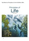 Principles of Life &lpar;3rd Edition&comma; Hillis&rpar; &ndash; Complete Test Bank &lpar;All Chapters Included&rpar;