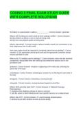 CODING 3 FINAL EXAM STUDY GUIDE WITH COMPLETE SOLUTIONS