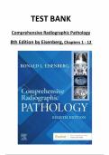 Comprehensive Radiographic Pathology &ndash; Eisenberg &lpar;8th Edition&rpar; &ndash; Complete Test Bank Chapters 1&ndash;12