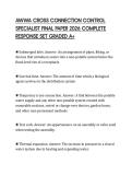 AWWA CROSS CONNECTION CONTROL SPECIALIST FINAL PAPER 2026 COMPLETE RESPONSE SET GRADED A&plus;