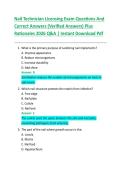 Nail Technician Licensing Exam Questions And  Correct Answers &lpar;Verified Answers&rpar; Plus  Rationales 2026 Q&A &vert; Instant Download Pdf