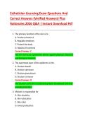 Esthetician Licensing Exam Questions And  Correct Answers &lpar;Verified Answers&rpar; Plus  Rationales 2026 Q&A &vert; Instant Download Pdf 