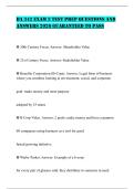 BA 342 EXAM 3 TEST PREP QUESTIONS AND ANSWERS 2026 GUARANTEED TO PASS