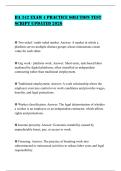BA 342 FINAL ACTUAL TEST 100&percnt; CORRECT QUESTIONS WITH SOLUTIONS GRADED A&plus;