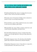 BA 342 FINAL TEST PAPER QUESTIONS AND SOLUTIONS 2026 ALREADY PASSED
