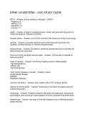EPHE 143 MIDTERM &ndash; UVIC STUDY GUIDE