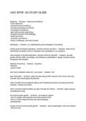UVIC EPHE 143 STUDY GUIDE