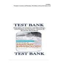 TEST BANK FOR Principles of Anatomy and Physiology 15th Edition by Gerard J&period; Tortora & Bryan H&period; Derrickson ISBN&colon;9781119444459 COMPLETE GUIDE ALL CHAPTERS COVERED 100&percnt; VERIFIED A&plus;GRADE ASSURED&excl;&excl;&excl;&excl;&excl; NEW LATEST UPDATE&excl;&excl;&excl;&excl;&excl;