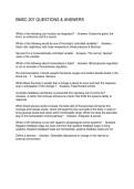 BMSC 207 QUESTIONS & ANSWERS