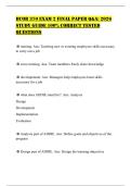 BCOR 370 EXAM 2 FINAL PAPER Q&A&colon; 2026 STUDY GUIDE 100&percnt; CORRECT TESTED QUESTIONS