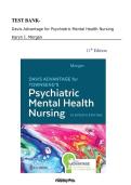 Test Bank  - Davis Advantage for Townsend's Psychiatric Mental Health Nursing&comma; 11th Edition by Karyn I&period; Morgan  &vert; All Chapters included &period;