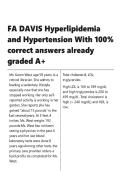 FA DAVIS Hyperlipidemia and Hypertension With 100- correct answers already graded A&plus;&period;