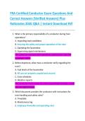FRA Certified Conductor Exam Questions And  Correct Answers &lpar;Verified Answers&rpar; Plus  Rationales 2026 Q&A &vert; Instant Download Pdf 