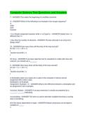 Computer Science Test Questions and Answers 