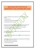 QMA PRACTICE TEST EXAM QUESTIONS AND ANSWERS 100&percnt; PASS