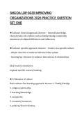 SNCOA LDR-303S IMPROVING ORGANIZATIONS 2026 PRACTICE QUESTION SET ONE