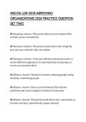 SNCOA LDR-303S IMPROVING ORGANIZATIONS 2026 PRACTICE QUESTION SET TWO