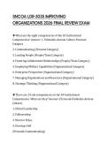 SNCOA LDR-303S IMPROVING ORGANIZATIONS 2026 FINAL REVIEW EXAM