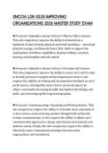 SNCOA LDR-303S IMPROVING ORGANIZATIONS 2026 MASTER STUDY EXAM